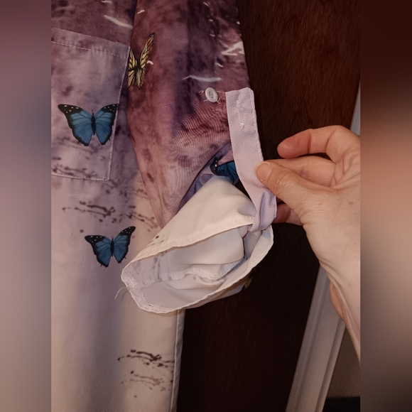 Boho Butterfly Tops Bundle | Long Sleeve Tunic Blouses | Relaxed Fit L–XL - Picture 5 of 16